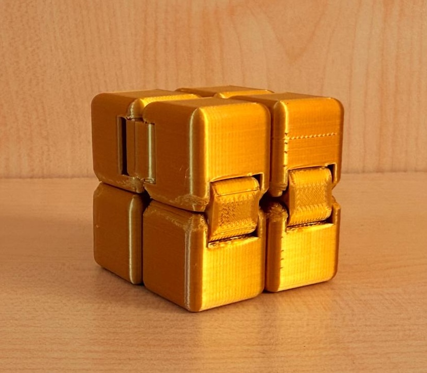 Gold Infinity Cube
